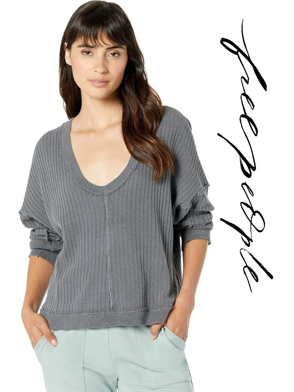 Free People New Magic Thermal Black SM (Women's 4-6)